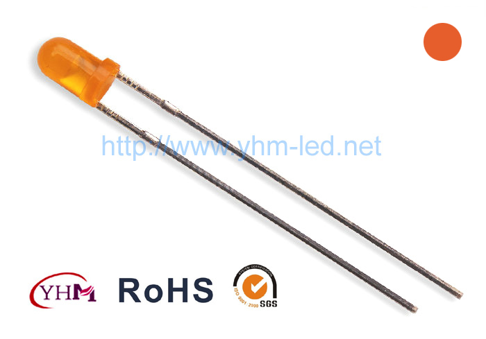 3mm橙發(fā)橙光LED